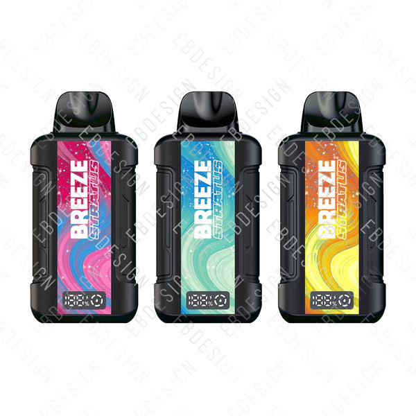 Breeze Stratus 0% Nicotine Disposable Vape – 15,000 Puffs