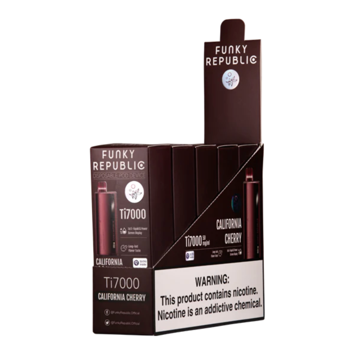 Funky Republic Ti7000 Vape Pack Of 10
