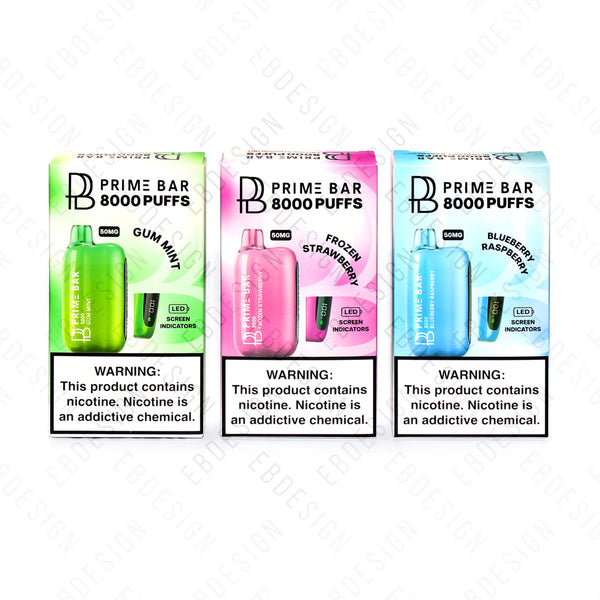 elf bar vape uk Prime Bar 8000 Puff 2% Disposable Vape Device main image 0