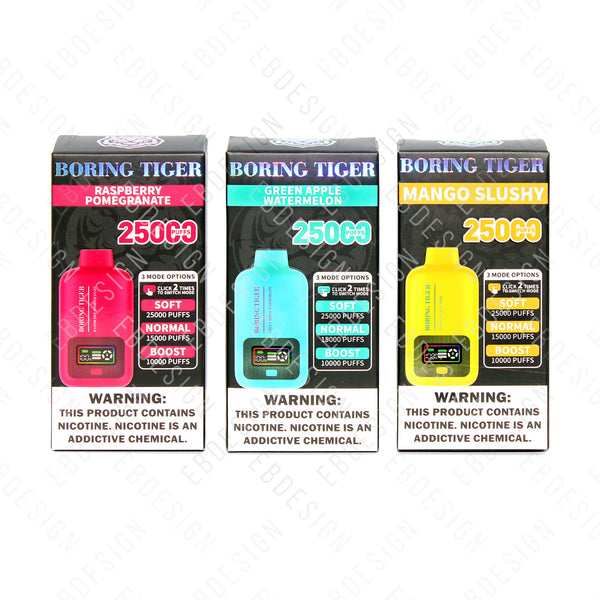 Boring Tiger Vape 25K Puffs Flavors | Boring Tiger 25000