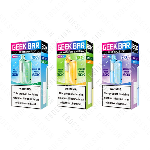 nic free vape geek bar Geek Bar Pulse ZERO Fcuking FAB 0%