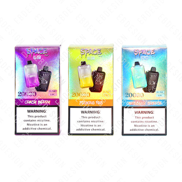 Space Max Glow Vape Disposable | Space Max Glow 20K puffs Online  EBDesign