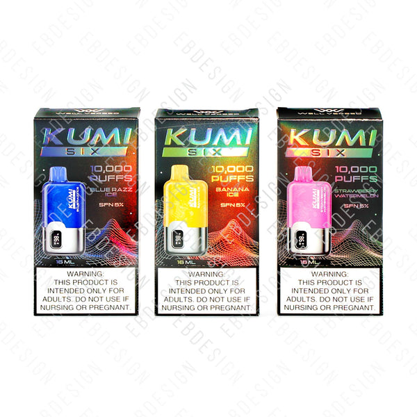 KUMI SIX 10K Vape | Kumi Smart Disposable | KUMI SIX 10000 puffs