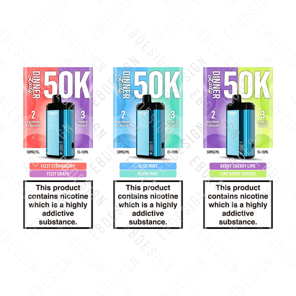Dinner Lady DL50K  50,000 Puff Vape with Smart Screen & Fast Charging   EBDesign