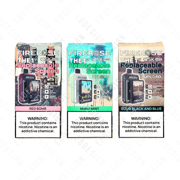 Firerose Upload Disposable Vape | Shop Online Firerose 25K puffs | Official EBDesign Firerose Upload Disposable Vape | Shop Online Firerose 25K puffs | Official EBDesign