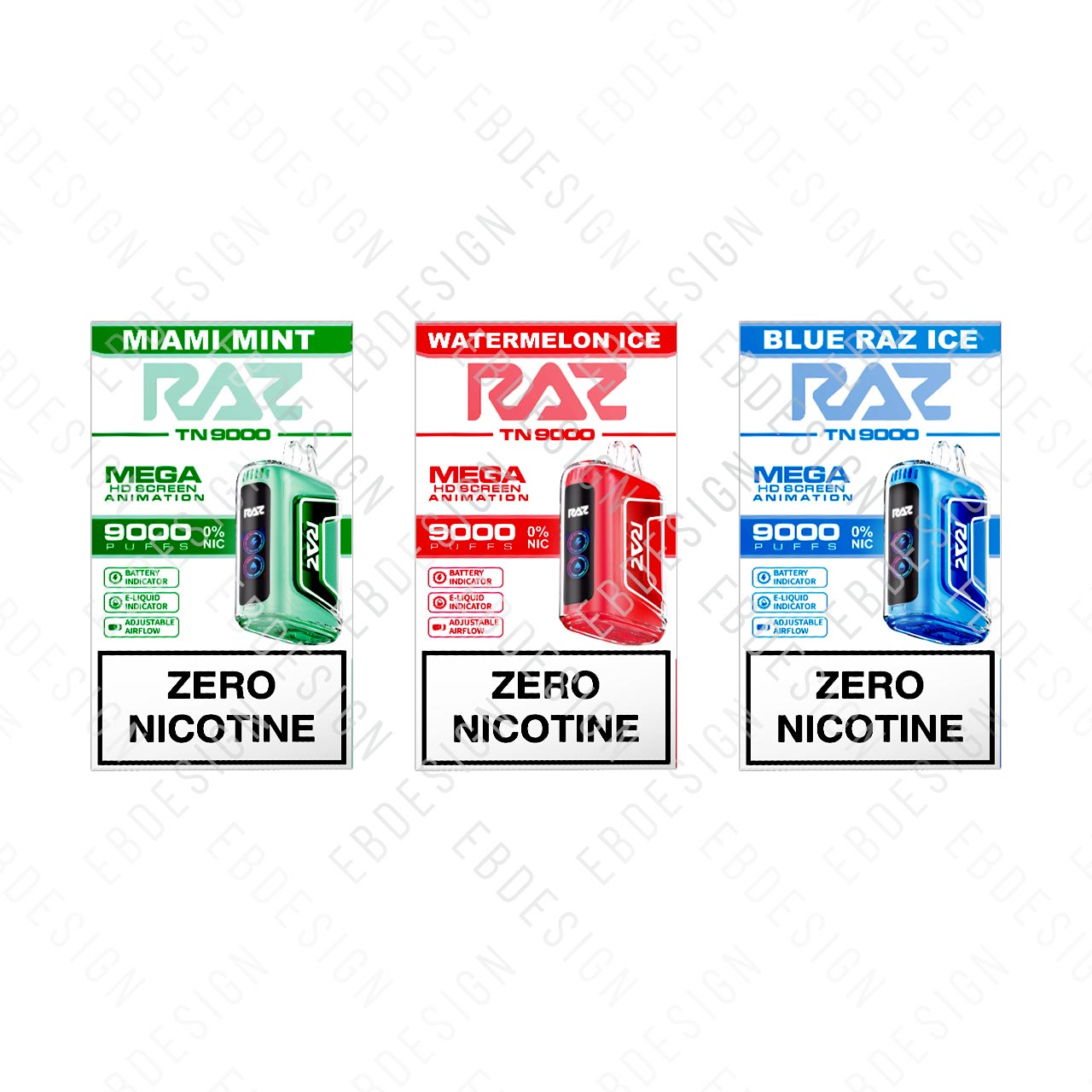 RAZ TN9000 ZERO Nicotine Vape