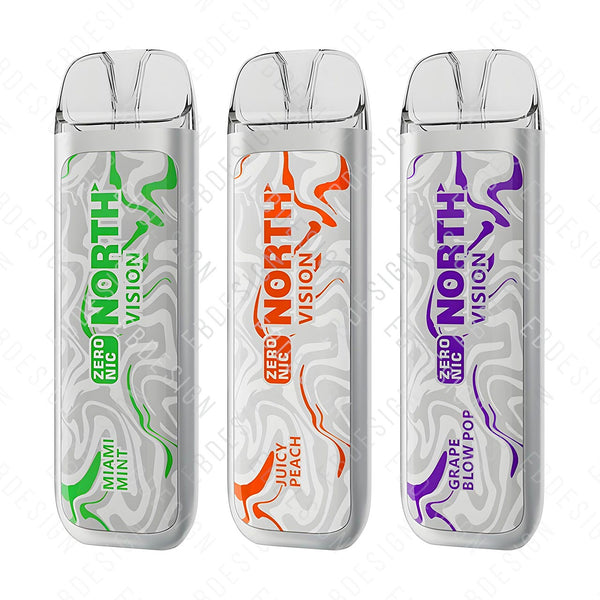 Zero Nic North Vision 15000 Puffs Disposable | $16.99 | Nicotine FREE   EBDesign