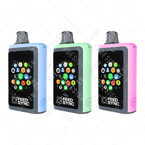 FEED SYNC 30000 puffs Vape | 30K Puffs by FEED SYNC Touch Screen Smart Disposable EBDesign FEED SYNC 30000 puffs Vape | 30K Puffs by FEED SYNC Touch Screen Smart Disposable EBDesign