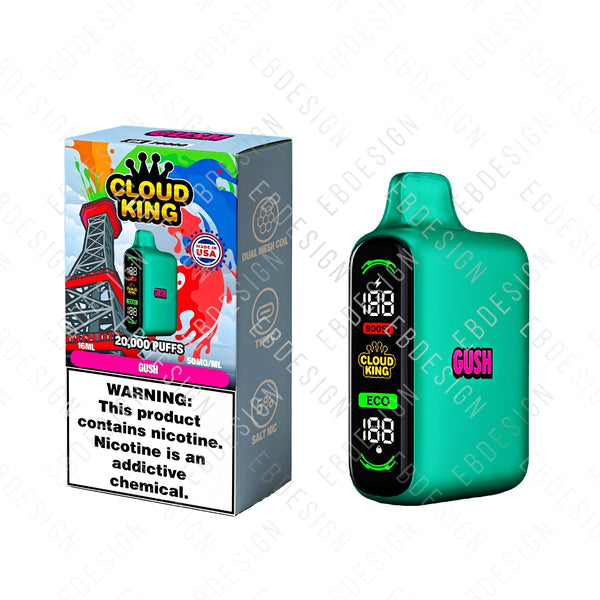 Cloud King 20K Disposable Vape 20,000 Puffs, Candy King Flavors, 5% Nicotine EBDesign Cloud King 20K Disposable Vape 20,000 Puffs, Candy King Flavors, 5% Nicotine EBDesign