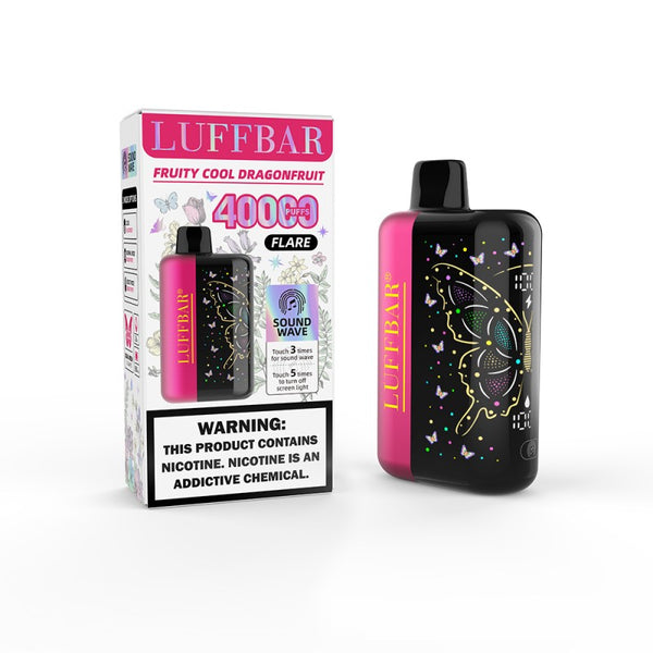 LUFFBAR Flare 40000 Puffs | LUFFBAR Smart 3D Screen Wave Sound Option EBDesign LUFFBAR Flare 40000 Puffs | LUFFBAR Smart 3D Screen Wave Sound Option EBDesign