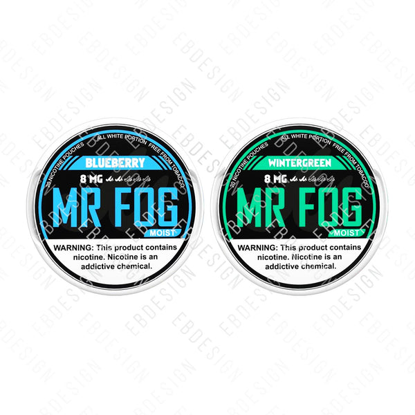 Mr Fog Nicotine Pouches 20ct | Shop Online at lowest price | Official  Distribuitor  EBDesign
