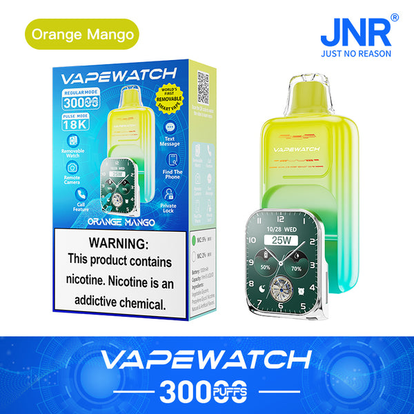 JNR VapeWatch 30000 puffs Vape | VapeWatch Disposable | App Controlled (WearinOS) EBDesign JNR VapeWatch 30000 puffs Vape | VapeWatch Disposable | App Controlled (WearinOS) EBDesign