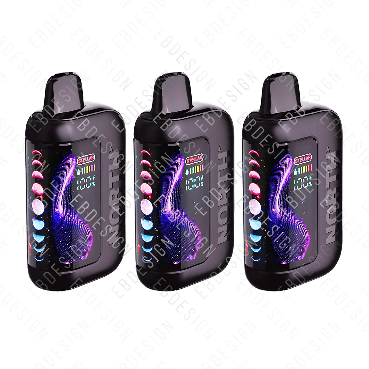 North Stellar Dark Moon Edition 40K Puffs & Disposable with Curved Screen EBDesign North Stellar Dark Moon Edition 40K Puffs & Disposable with Curved Screen EBDesign