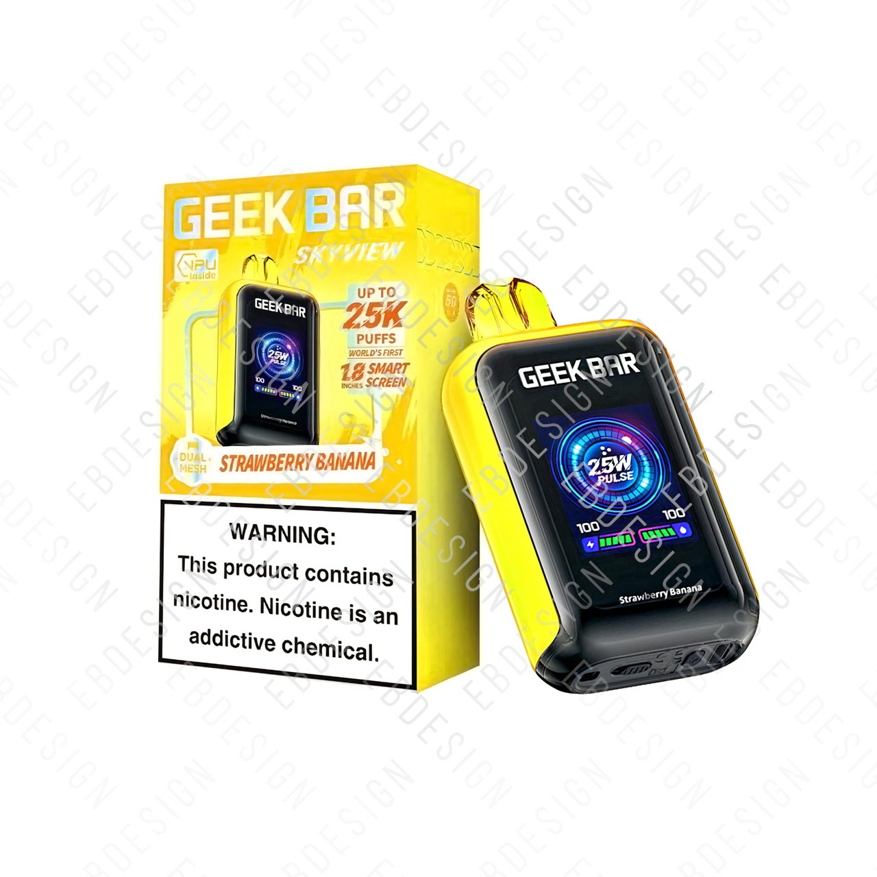 Geek Bar Skyview 25K Vape Disposable | Geek Bar 3 Modes & 25000 Puffs EBDesign Geek Bar Skyview 25K Vape Disposable | Geek Bar 3 Modes & 25000 Puffs EBDesign