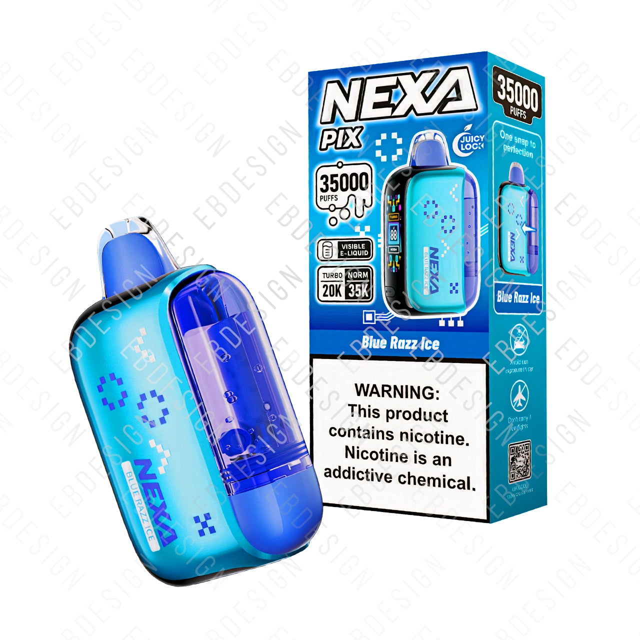 NEXA PIX 35K Disposable Vape 35K Puffs, USB-C & Display EBDesign NEXA PIX 35K Disposable Vape 35K Puffs, USB-C & Display EBDesign