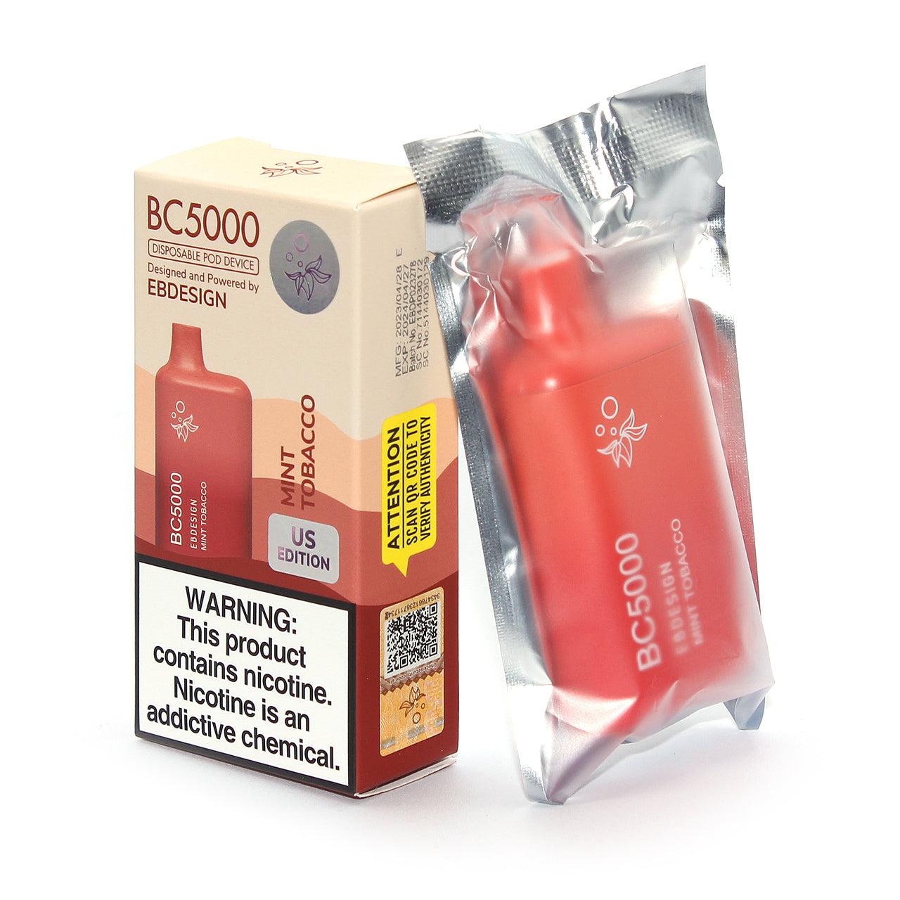 EBDESIGN BC5000 Tobacco Edition Vape | Ebdesign By ELF BAR | Official ...