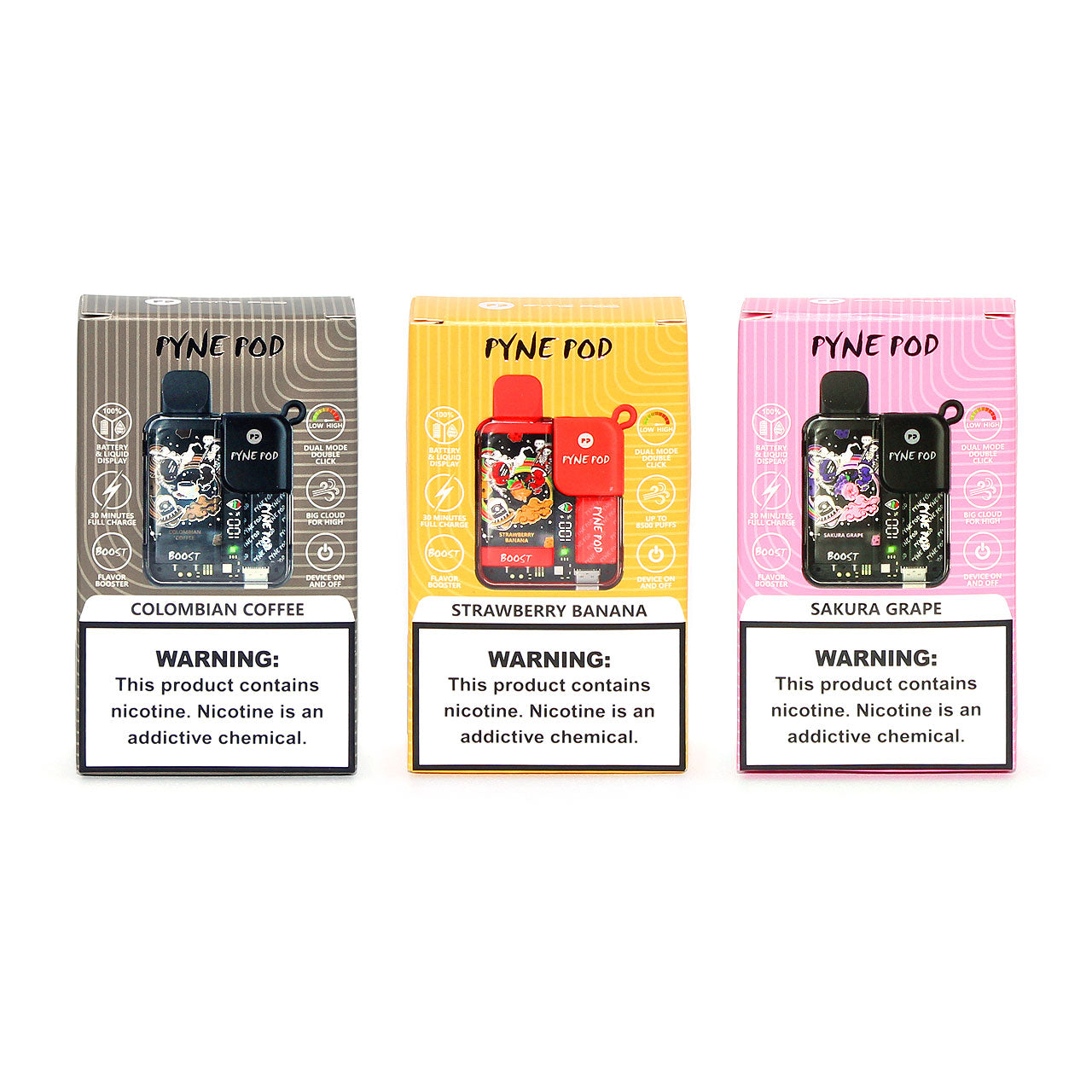 Pyne Pod Boost 8500 Puffs Vape Disposable | Pyne Pod Boost Vape EBDesign Pyne Pod Boost 8500 Puffs Vape Disposable | Pyne Pod Boost Vape EBDesign