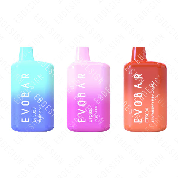EvoBar ET5000 ZERO Nicotine | Evo Bar 5000 puffs ZERO Nicotine 0% Vape ...