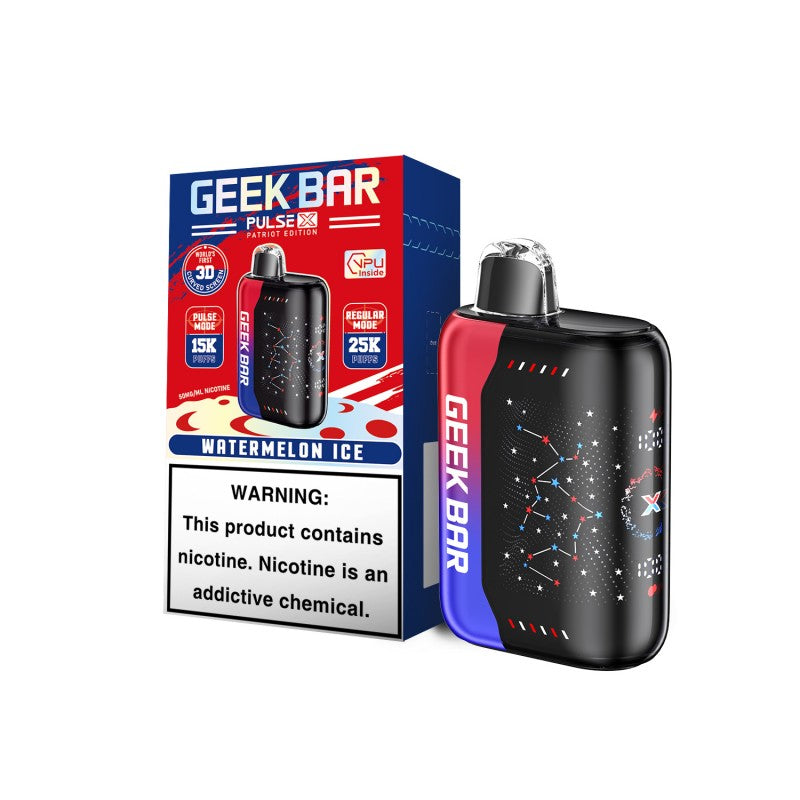 Geek Bar Pulse New Flavors Geek Bar Pulse X Patriot Edition Disposable Geek Bar Pulse New Flavors Geek Bar Pulse X Patriot Edition Disposable